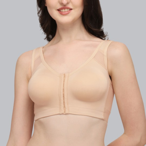 Front Closure Full Coverage Non Padded Non Wired Posture Correction Bra