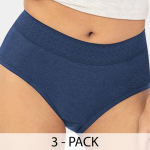 Pack Of 3 Women Cotton Hipster Briefs