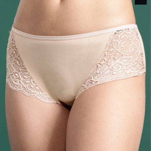 Pack of 2 Mid-Rise Laced Hipster Briefs