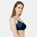 Floral Lace Full Coverage Non Padded Everyday Bra With All Day Comfort