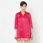 Pink Embroidered Tunic