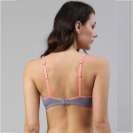 Grey Solid Non-Wired Non Padded Beginners Cami Bra