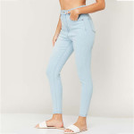 Women Solid Distressed Skinny Fit Jeans