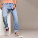Men Blue Slim Fit Heavy Fade Stretchable Jeans