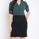 Women Solid Sheath Dress