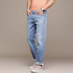 Men Blue Slim Fit Heavy Fade Stretchable Jeans