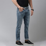 Men Blue Slim Fit Heavy Fade Stretchable Jeans
