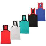 Men's Multicolor Jim Vest Cotton Wear ( 5 Pcs Of Pack) Mens ,Cotton Jim Vest