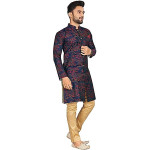 Men Brown Solid Dhoti Pants