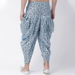 Men Blue Printed Dhoti